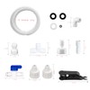 Water Filter Hose 1/4, Water Inlet Pipe Universal Connection Set,