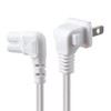 C7 Power Cord 2-Slot Non-Polarized 90 Degree Angle SPT-2 18AWG