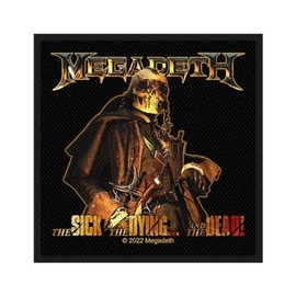 Razamataz Megadeth The Sick The Dying And The Dead Band Sew-On Patch Approx. 10 x 10 cm