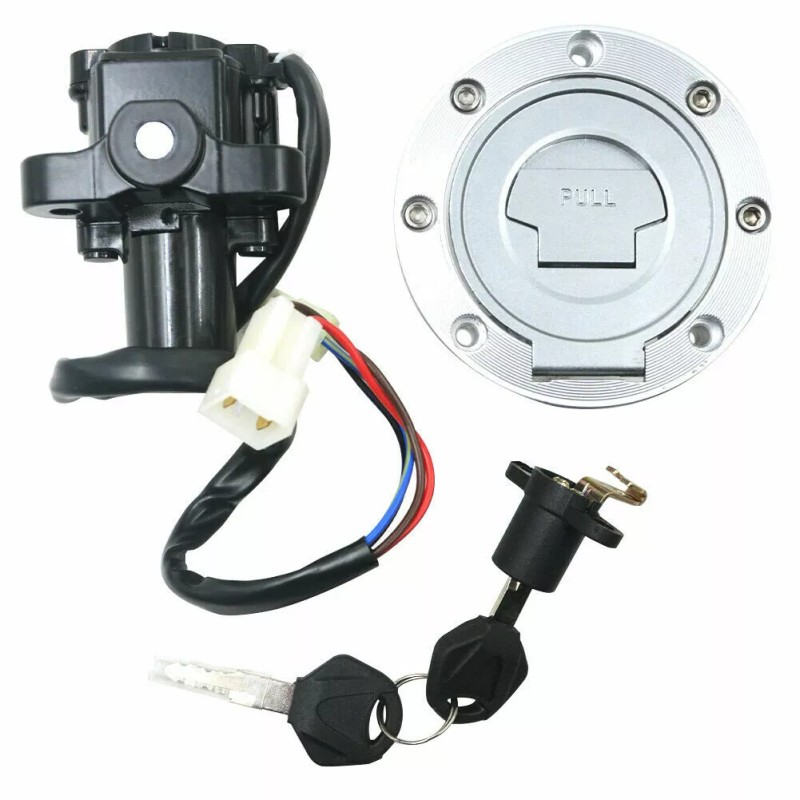 AHL Ignition Switch Lock Fuel Gas Cap Key for Yamaha