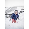 Hestra Army Leather Heli Ski 5-Finger Gloves Children Blue/White