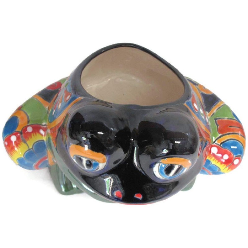 Talavera Frog Planter Small