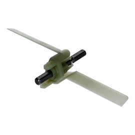 LUTH Premium Profi Parts Carriage Continuous Shredder Blade Compatible with Bosch MUM4 MUZ4 Food Processor Wing Axle Drive 00091027 091027 91027 MUZ4DS2 MUZ4DS3 MUZ8DS1 MUZ8MP1 Privileg Turmix