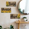 WOHAHA Stylish Flower Sunflower Plant Inspirational Quotes English Quotes Blessed