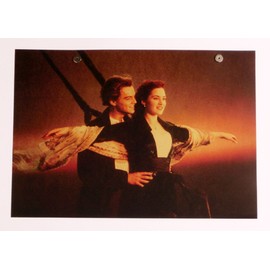 Titanic DiCaprio & Winslet Bow Two People B3 Size Flyer Poster Titanic