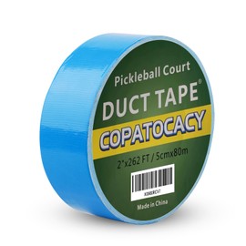 262 ft Outdoor Pickleball Court Tape, Pickleball Court Marking Kit - 2" x 87.5 Yd Blue Court Tape, Pickleball Lines Tape,Sports Floor Marking Tape, Fabric Tape