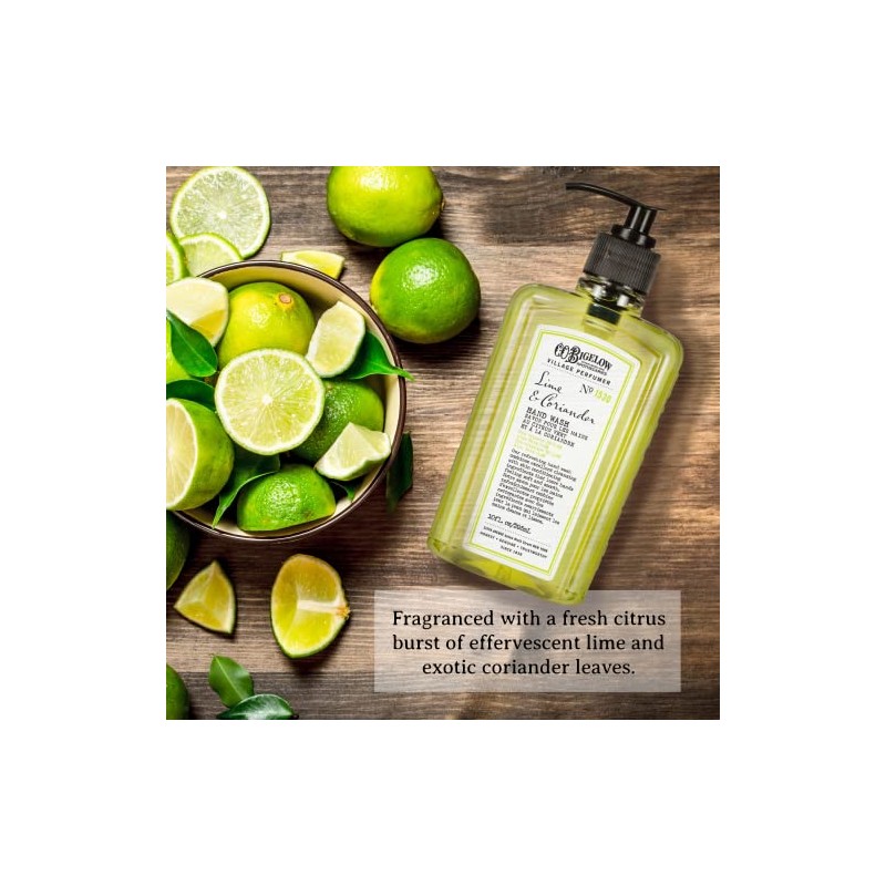Bigelow Jabón Manos Lima Cilantro Village Perfumer Hidratante Baño Cocina