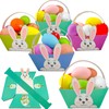 BOOSHMall Pack of 12 Easter Baskets, Easter Basket Children, Easter