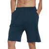 JINSHI Mens Pajama Shorts with Pockets Soft Lightweight Modal Lounge