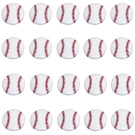 iMagitek Sport Ball Pinkback Buttons Pins for Sport Player Team Gifts (Baseball)