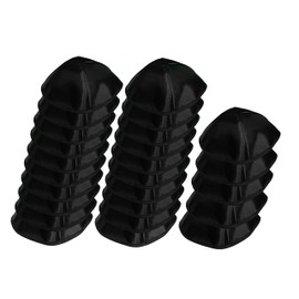 KIPPIK Satin Set Lot Kippah Hat for Men & Kids –Beautifully, Breathable, Comfy, Soft, Yamaka Kippa (Black 20cm, 25)