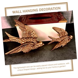GANAZONO swallows hanging garden wall sculpture birds mounted wall decor Swallow statue vintage ornaments wall hanging birds home wall hanging decoration resin 3d Pigeon European style