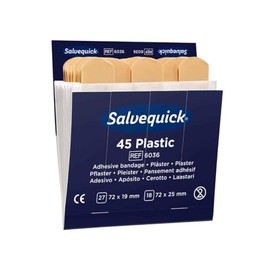 Salve Quick Waterproof Plaster Strips, 45 Piece Refill 6036