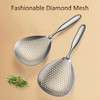 GREATLINK Large Stainless Steel Strainer with Comfort Handle and Hanging