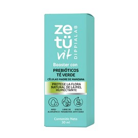 Zetuvit Booster con Prebióticos y Té Verde, Protector de Flora Natural de la Piel, Hipoalergénico, Sin Parabenos, 30 ml