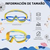 Juego de gafas de natación para niños, gafas de natación
