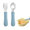 Doyeemei Spoon Fork Set Baby Spoon Set (Set of 2)