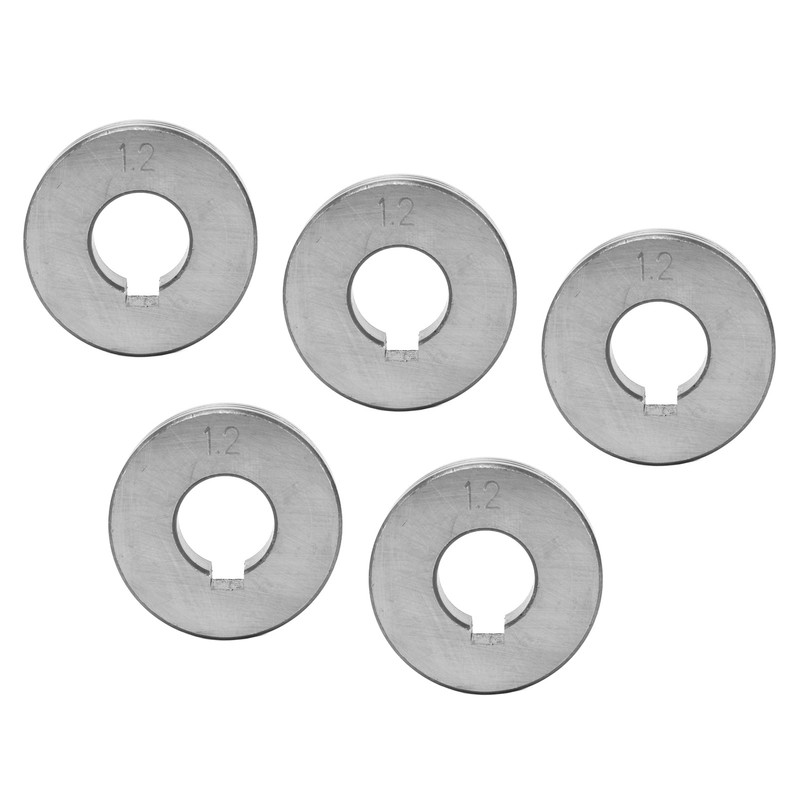 10Pcs Welder Wire Feed Roller 1.0‑1.2mm Groove Feeding Guide Wheel