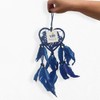 VIE Naturals Heart Shaped Dream Catcher, 9cm, Blue, UK-VN0494-HEART-DREAMCAT-9CM-BU