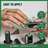 MEFA UV Nagellack, 6 Farben Grün Glitzer Farben 7 ML