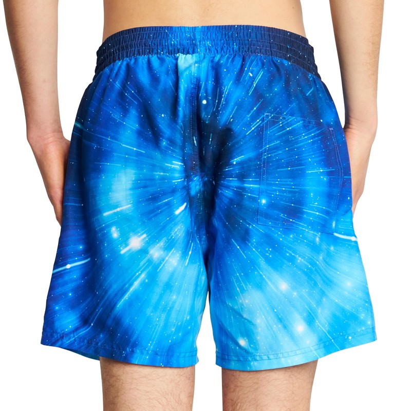 Inter Unisex Galaxy Costume Board Shorts, blue