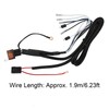 12V Horn Wiring Harness Relay Kit 1.9m Cable 50W One