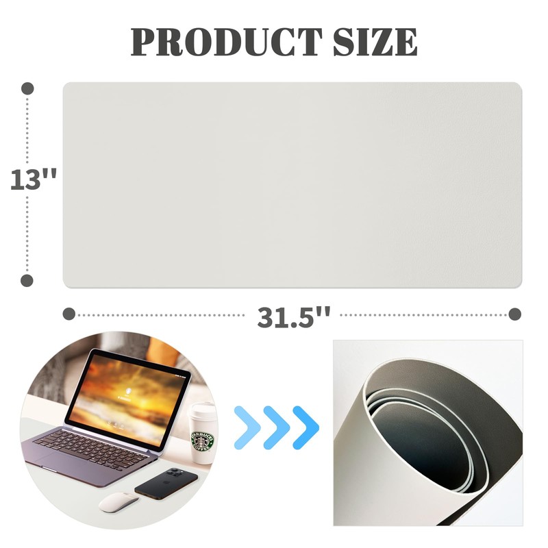Dry Erase Desk Mat, Waterproof Desk Pad, Erasable Writing White