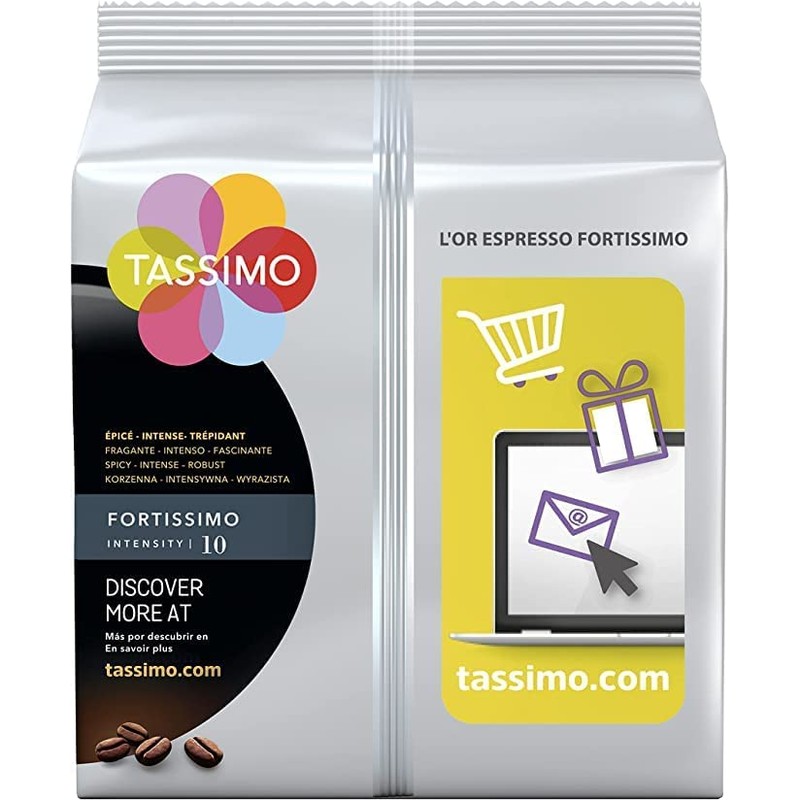 Tassimo Fortissimo L 'Or Espresso, Coffee, Cafe Stack - Gema