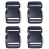 AXEN 4PCS Plastic Buckle, Dual Adjustable Side Quick Release Buckle