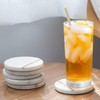 Cork & Mill Marble Coasters Set of 6 - Luxury