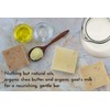Handmade Fresh Goat's Milk Bar Soap (Oatmeal Honey, 3 bars