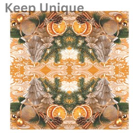 Keep Unique Christmas Napkins - 3-Ply Decorative Holiday Napkins - Over 700 Designs, Made in Europe - Serving Supplies For Holiday Parties, Cocktails, Table Decorations, DIY Crafts – 6.5x6.5 20-Count