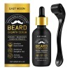Kit Crecimiento Barba East Moon Sérum 60ml Y Rodillo