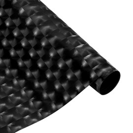 12 by 48 inches Self Adhesive Cat Eye Car Light Tint Vinyl Film Auto Headlight Taillight Foglight Decorative Sticker Wrap Lamp Tint Film (Black)