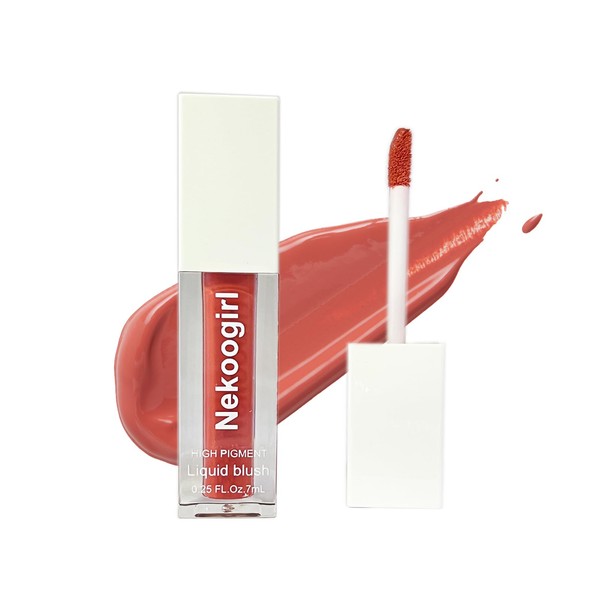 Nekoogirl Liquid Blush, Blush for Cheeks, Matte Natural Cream Blush,