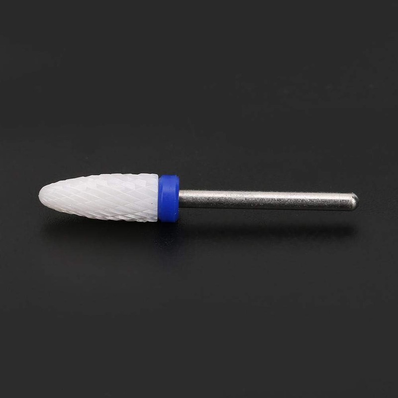 Ceramic Nail Drill Bit Corn-Head-Shape Professional Grinding Head for Nail