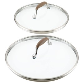Anolon Advanced Home Glass Lid Set, 2 Piece, Bronze