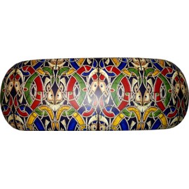 The Celtic Card Team Nature's Craft Glasses Protectors Case and Pouch Irish Celtic Ornaments (Stone Pattern)