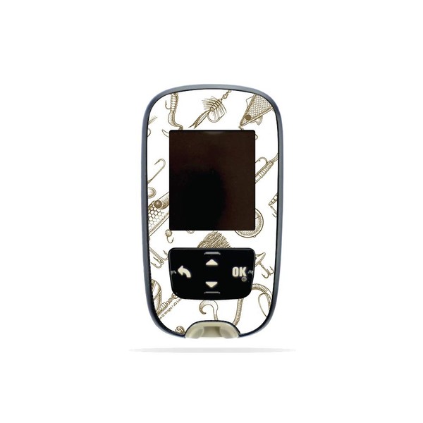 MightySkins Skin Compatible with Accu-Chek Guide - Retro Lures |