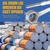 OVNSHVN Log Wrench, Barrel Wrench, Aluminium Barrel Opener Tool for