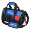 WORKPRO 14-inch Tool Bag, Multi-pocket Tool Organizer with Adjustable Shoulder