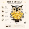 Owl Solar Wall Light for Outdoor Decor – Weatherproof Metal