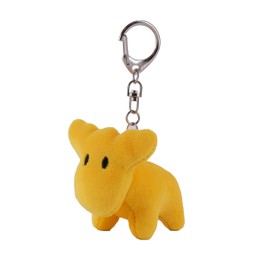 MOZ moz Plush Charms 3 Piece Set (Dark Yellow, Gray, Blue), Dark Yellow, Blue, Grey