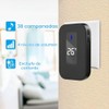 Timbre Inalámbrico para Puerta,MYDEAR Enchufable Timbre Inalámbrico Exterior,38 Melodías Ajustables,4
