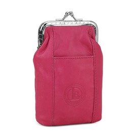 Leather Cigarette Case Pack Holder Regular or 100's Lighter Pocket by Leatherboss (Pink)