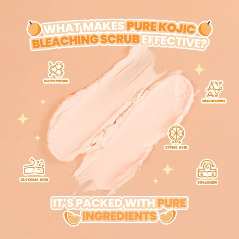 G21 Pure Kojic Bleaching Scrub - Milky Citrus, 300g