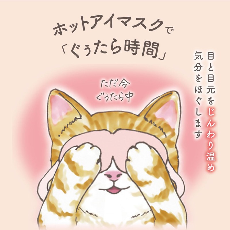 Cat Kimochi Nyan Wari Steam Eye Mask, Mike No Kimochi,