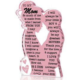 from Son Best Mom Ever Gifts New Single Mum Mama Christmas Birthday Gift Ideas 5x3in