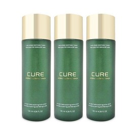 Kim Jeong-moon Aloe Cure Hydra Soothing Toner 130ml 3pcs Ss 1pc / 김정문알로에 큐어 하이드라 수딩 토너 130ml 3개 Ss 1개