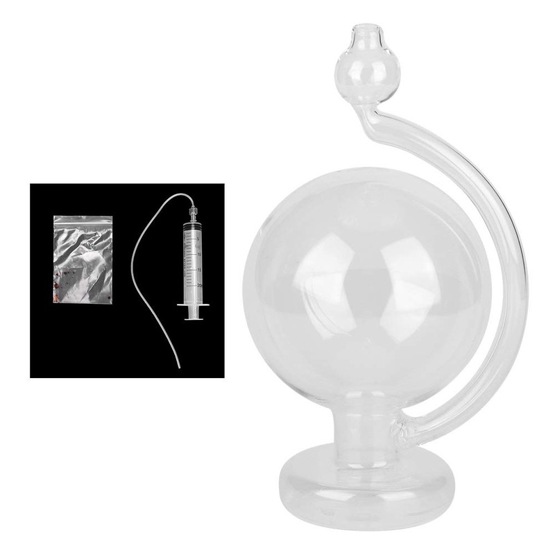 Weather Forecast Glass Bottle, Blue Barometer Home Decoration Innovative Predicts